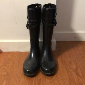 Coach rain boots